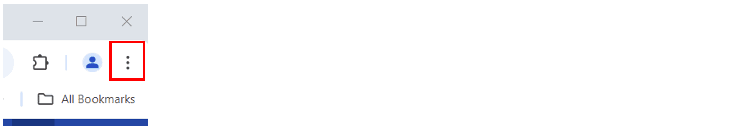Figure: Google Chrome More menu