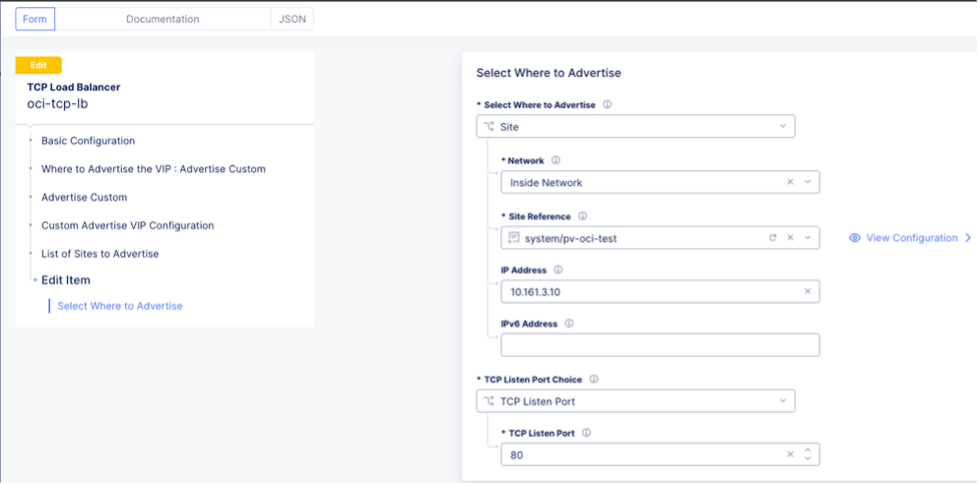 Figure: New Load Balancer